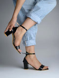 Shoetopia Girls Girls-Hn-1550 Black Heeled Sandal - 7 Uk (Girls-Hn-1550-Black),Black,7,B0CQK5M3ML