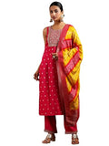 Libas Women'S Silk Blend Kurta Set (36867O