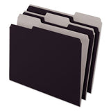 Pendaflex Interior File Folders 1/3 Cut Top Tab Letter Black 100/Box Product Category: File Folders Portable & Storage Box Fi