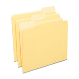 Staples 659800 File Folders 3-Tab Letter Size Yellow 24/Pack (659800)