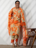 Libas Women'S Cotton Blend Kurta Set (48747O_Grey Grey S