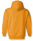Adro Never Give Up Design Printed Hoodies/Sweatshirts For Men & Women (H20-M-Ngu-Mu_Mustard_L)