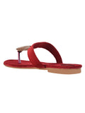 Shoetopia Jewel Detailed Cherry Flats For Women & Girls /Uk6,Cherry,6,B0BZPR1JNH