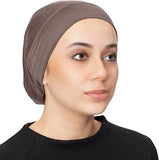 Paropkar Under Scarf Hijab Cap Under Caps For Turban Head Wraps Scarf Solid Colour Unisex Stretch Dreadlocks Tube Neck Gaiter Ba