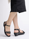 Shoetopia Women'S Sandal,Black,8,B0CVBC2VMG