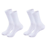 Mukhaksh (Pack Of 2 Pairs = 4 Socks Boys Cotton White Calf Length Socks