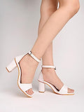 Shoetopia Girls Heel-1313 White Heeled Sandal - 8 Uk (Girls-Heel-1313-White),White,8,B0CRQ2KKBW