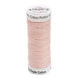 Sulky Of America 12wt 2-Ply Cotton Thread, 50 yd, Medium Peach