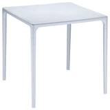 Compamia Mango 28 Square Patio Dining Table in Gray, Commercial Grade