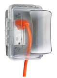 Taymac Single Gang In Use Cover Plastic Clear Shrinkwrap