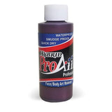 ProAiir Face and Body Painting Makeup - 2oz (60ml) Burgundy