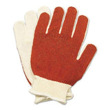 Honeywell Safety Products USA Large Smitty 811162 Light Weight Brown and White Nitrile Palm Coated Work Gloves with Natural Cott