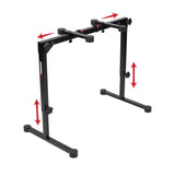 Gator Frameworks Keyboard Series Table Style Stand with Adjustable Arms & Height, (GFW-KEY-6000)