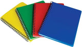 Akki Wold Spiral Notebooks, Pack Of 4, Unruled 75 Gsm Paper Attractive Designs, Premium Writing Paper, With College And School O