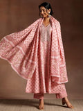 Libas Women'S Pure Cotton Kurta Set (358130R Pink S