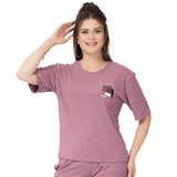 Trylo Riza Night Suit Set Ns-2056-L,Plain,,B0DPVBQ5Y2