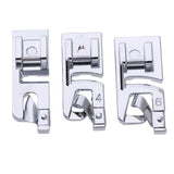 ATORSE 2x3pcs 3mm 4mm 6mm Narrow Rolled Hem Sewing Machine Presser Foot