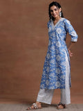 Libas Women'S Cotton Kurta Sets (35790H Blue S