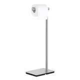 KES Freestanding Toilet Paper Holder Stand Bathroom Toilet Paper Storage Stainless Steel Brushed Steel, BPH286S1A-2