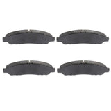 ECCPP D1378-8396 4pcs Front Semi Metallic Disc Brake Pad Set Fit For Acura MDX 2007-2019,For Acura ZDX 2010-2013,For Honda Pilot