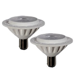 QLEE LED Ar70 Ba15d Spotlight 7w Ac Dc 12v Base 3000k Warm White Reflector Light Halogen 60w Replacement Bulb Indoor Outdoor Hom
