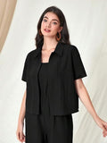 Toplot Jumpsuit For Women || Coordset For Women || Co Ord Western (Jump-Suit-5225-Black-M),Black,,B0DSWBYSCN