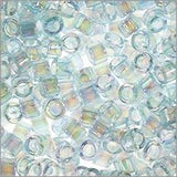 Miyuki Delica 11/0 Cylinder Seed Beads - Tr Pale Aqua AB - DB0083 5 grams