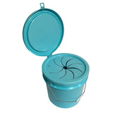 Trash Can, Garbage can with lid, cover and 3.5 gallon bucket. Keeps out insect, fly, animals, and reduces odor, smell. Convenien