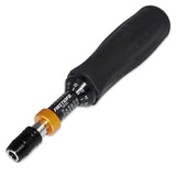 FIRSTINFO H5187 Precision Certified Limited Torque Screwdriver 10-50 in-lbs with 1/4 Inch Universal Hex Bit Holder Quick Release