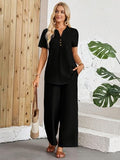 Toplot Casual Wear Pant Top Set || Fancy Co-Ord Set ||Coord Sets For Women (Pop-Coord-5250-Black-Xs),Black,,B0F1YQSXSP