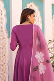 Anni Designer Women'S Rayon Viscose Solid Anarkali Kurta With Pant & Dupatta (Bhanu Pink_Xxl_Pink_Xx-Large),Pink,2XL,Rayon,Anarkali,