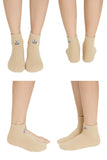 Ketkar Fuzzy Socks For Women Winter Crew Slipper Socks Soft, Warm & Cozy Beige Pack Of 4