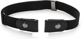Dkriva Buckle Free Elastic Belt For Women & Men, Invisible No Buckle Jeans Belt, Adjustable Stretch Waist Belt For Pants Dresses