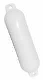 Taylor Made Hull-Gard Inflatable Boat Fender, White (5.5 x 20), Unique Oval Shape, Molded Football Needle Inflation Valve, Seaml