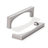 khtumeware 10 Pack Solid Handles 3-1/2-Inch(89mm) Polished Nickel Cabinet Pulls,Heavy Duty for Kitchen Cabinets, Cupboards, Draw