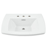 American Standard 445008.02 Edgemere Bathroom Console Table Top8 Inch Centers, 8, White