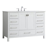 Elegant Kitchen and Bath 48 inch Single Bathroom Vanity Cabinet - White