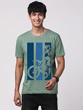 Adro Men'S Bike Rider Printed Cotton T-Shirt (Rn23-M-Bik-Pt_Pista_Xl)