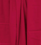 Plain Solid Cotton Lawn 3-Yards 44 inches Wide Cut Fabric Solid Dyed Material DIY Craft (108 x 44 inches, Red 3y)