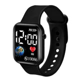 Moover Smart Fitness Watch With Heart Rate Monitor, 1.7 Inch Display, Black (Black)