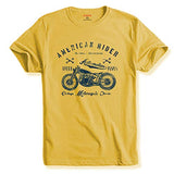Adro Men'S Regular Fit T-Shirt (Rnr-M-Ame-Ly_Light Yellow_L)