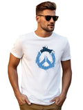 Adro Mens Printed T-Shirt For Men | R22-M-Pc-Wh-2Xl White