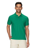 Xyxx Men'S Cotton Solid Regular Fit Shirt (Xy_Cr14_Polo Tshirt_1_Sea Green,Sea GreenApparel,2XL