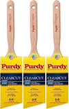 Purdy 144152125 Clearcut Series Glide Angular Trim Paint Brush, 21/2 inch 3 Pack