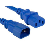 C13 To C14 3Ft Blue Pwr Extension Cord