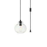 Living District Destry 1-Light Mid-Century Metal Pendant In Black