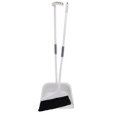 Lurrose Broom and Dustpan Set Heavy Duty Floor Cleaning Kit with Soft Bristles and Ergonomic Long Handle for Home Kitchen Tile a