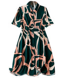 Leriya Fashion Dress for Women | One Piece Dress for Women | Beach Dress for Women (Large, Green)