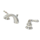 Kingston Brass Kb956Pn Magellan Mini-Widespread Bathroom Faucet, Polished Nickel, 4.5 X 3.5 X 2.06