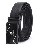 Sunshopping MenS Synthetic Black Casual Belt_Free Size